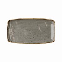 Churchill Stonecast Platte rechteckig 34,5 x 18,5 cm, Grey