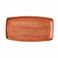 Churchill Stonecast Platte rechteckig 34,5 x 18,5 cm, Orange