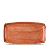 Churchill Stonecast Platte rechteckig 34,5 x 18,5 cm, Orange