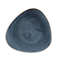 Churchill Stonecast Teller Triangle 26,5 cm, Blueberry