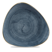 Churchill Stonecast Teller Triangle 26,5 cm, Blueberry