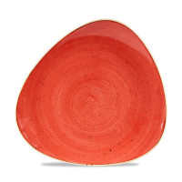 Churchill Stonecast Teller Triangle 26,5 cm, Berry Red