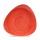 Churchill Stonecast Teller Triangle 26,5 cm, Berry Red