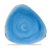 Churchill Stonecast Teller Triangle 26,5 cm, Cornflower Blue