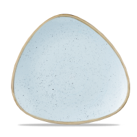 Churchill Stonecast Teller Triangle 26,5 cm, Duck Egg
