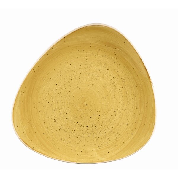 Churchill Stonecast Teller Triangle 26,5 cm, Mustard