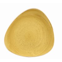 Churchill Stonecast Teller Triangle 26,5 cm, Mustard