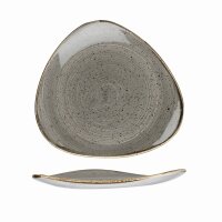 Churchill Stonecast Teller Triangle 26,5 cm, Grey