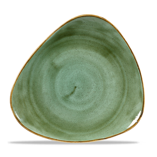 Churchill Stonecast Teller Triangle 26,5 cm, Samphire Green