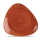 Churchill Stonecast Teller Triangle 26,5 cm, Orange