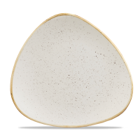Churchill Stonecast Teller Triangle 26,5 cm, Barley White
