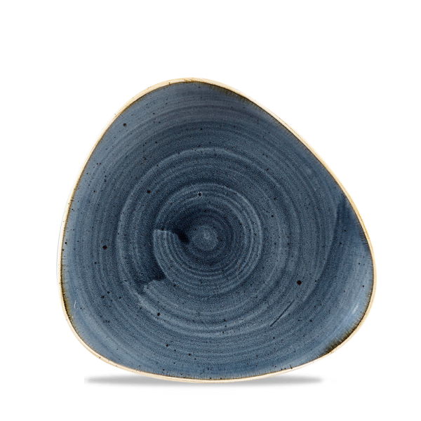 Churchill Stonecast Teller Triangle 19,2 cm, Blueberry