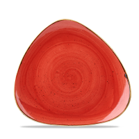 Churchill Stonecast Teller Triangle 19,2 cm, Berry Red