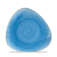 Churchill Stonecast Teller Triangle 19,2 cm, Cornflower Blue