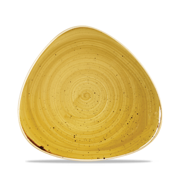 Churchill Stonecast Teller Triangle 19,2 cm, Mustard
