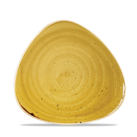 Churchill Stonecast Teller Triangle 19,2 cm, Mustard