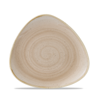 Churchill Stonecast Teller Triangle 19,2 cm, Nutmeg Cream