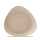 Churchill Stonecast Teller Triangle 19,2 cm, Nutmeg Cream