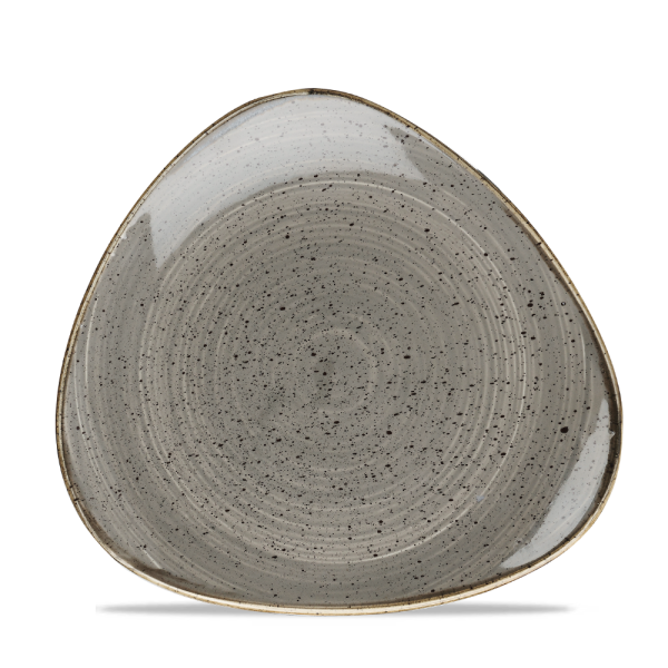 Churchill Stonecast Teller Triangle 19,2 cm, Grey