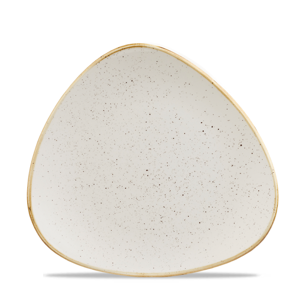 Churchill Stonecast Teller Triangle 19,2 cm, Barley White