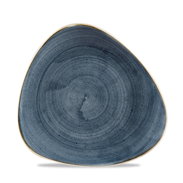 Churchill Stonecast Teller Triangle 22,9 cm, Blueberry