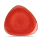 Churchill Stonecast Teller Triangle 22,9 cm, Berry Red