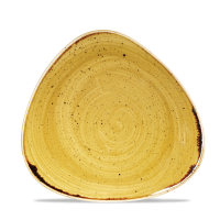 Churchill Stonecast Teller Triangle 22,9 cm, Mustard