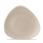 Churchill Stonecast Teller Triangle 22,9 cm, Nutmeg Cream