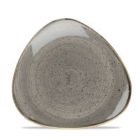 Churchill Stonecast Teller Triangle 22,9 cm, Grey