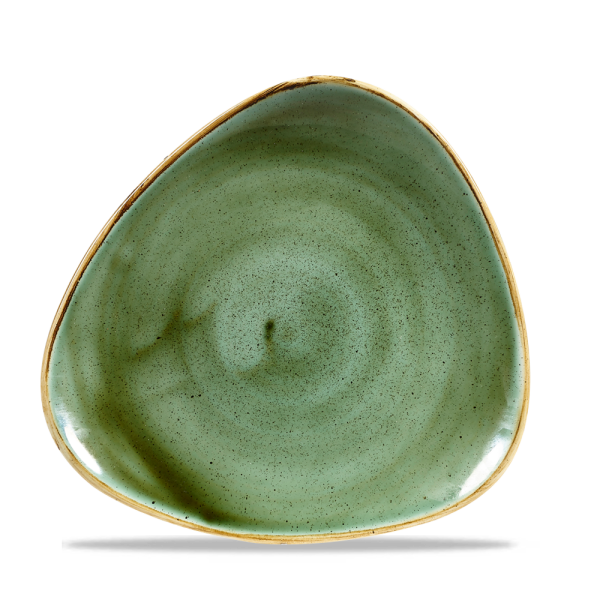 Churchill Stonecast Teller Triangle 22,9 cm, Samphire Green