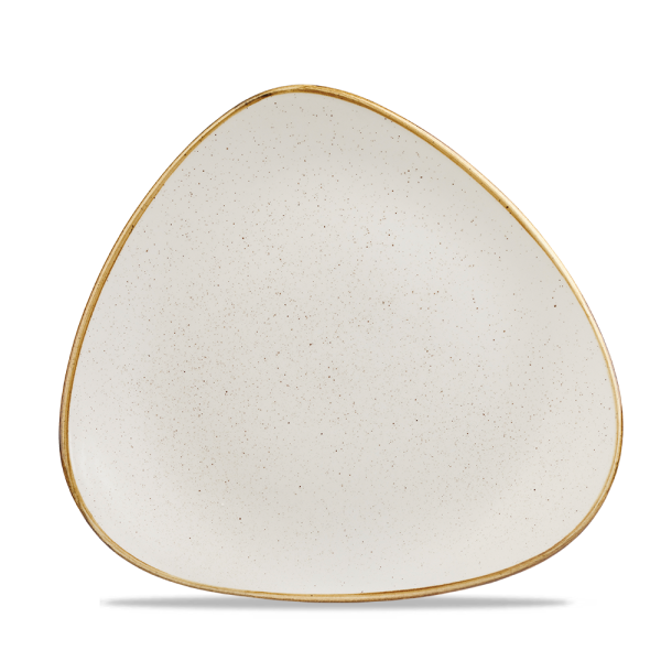 Churchill Stonecast Teller Triangle 22,9 cm, Barley White