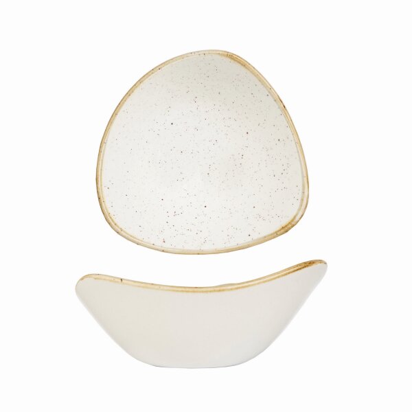 Churchill Stonecast Schüssel Triangle 15,3 cm, Barley White