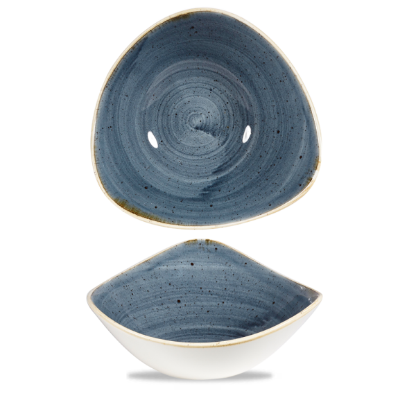 Churchill Stonecast Schüssel Triangle 23,5 cm, Blueberry