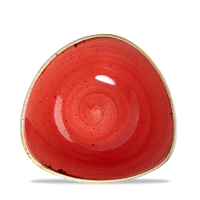 Churchill Stonecast Schüssel Triangle 23,5 cm, Berry Red