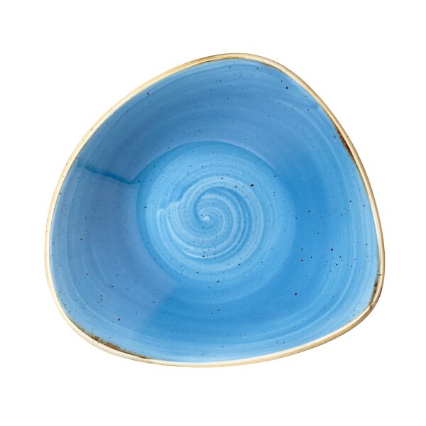 Churchill Stonecast Schüssel Triangle 23,5 cm, Cornflower Blue