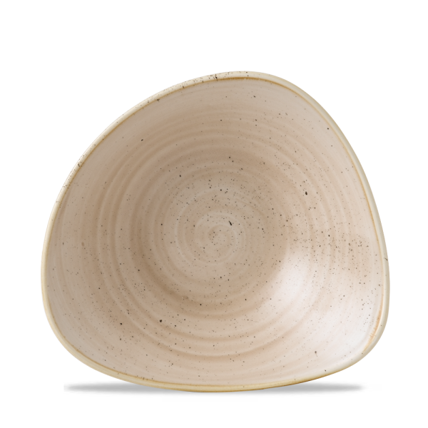 Churchill Stonecast Schüssel Triangle 23,5 cm, Nutmeg Cream