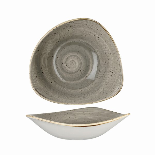 Churchill Stonecast Schüssel Triangle 23,5 cm, Grey