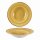 Churchill Stonecast Teller Tief Nouveau Fahne 28 cm, Mustard
