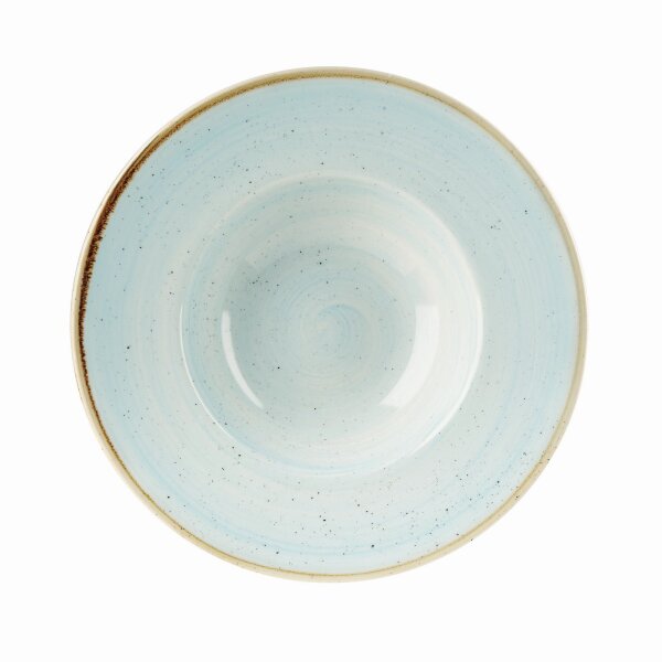 Churchill Stonecast Teller Tief Nouveau Fahne 23,88 cm, Duck Egg