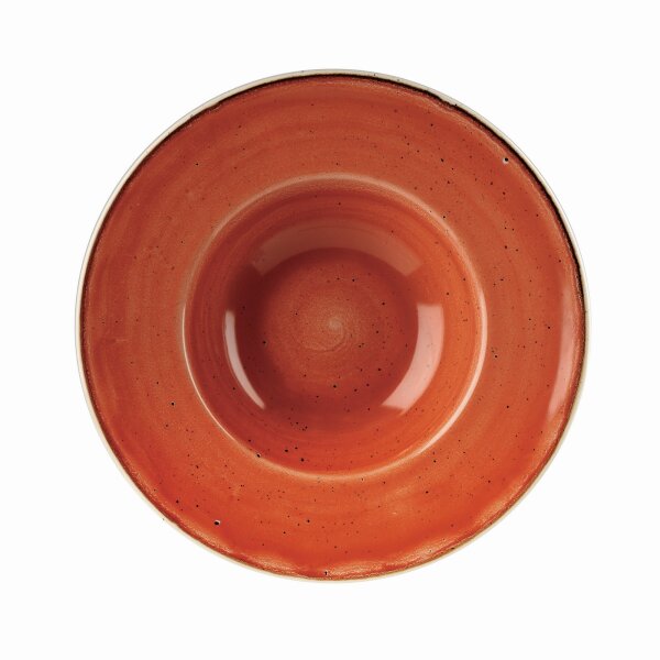 Churchill Stonecast Teller Tief Nouveau Fahne 23,88 cm, Orange