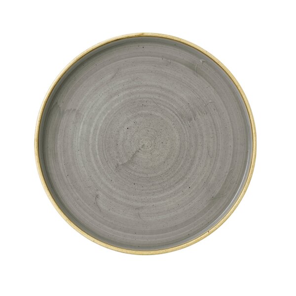 Churchill Stonecast Teller mit erhötem Rand 26 cm, Grey