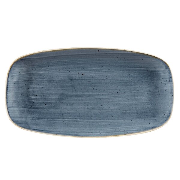 Churchill Stonecast Platte rechteckig 29,8 x 15,3 cm, Blueberry