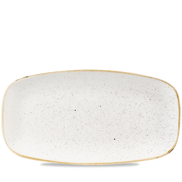 Churchill Stonecast Platte rechteckig 35,5 x 18,9 cm, Barley White