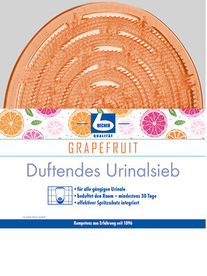 Duftendes Urinalsieb - Grapefruit - Dr. Becher