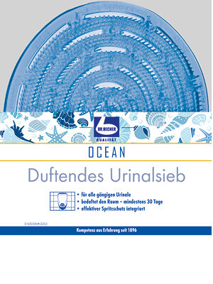 Duftendes Urinalsieb - Ocean - Dr. Becher