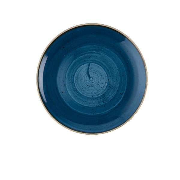 Churchill Stonecast Teller Coupe 26 cm, Java Blue