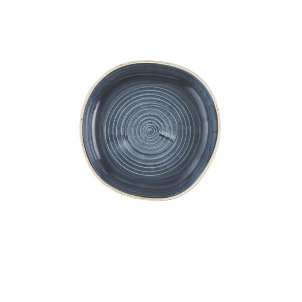 Churchill Stonecast Schale Organic mit erhöhtem Rand 20 cm, Blueberry