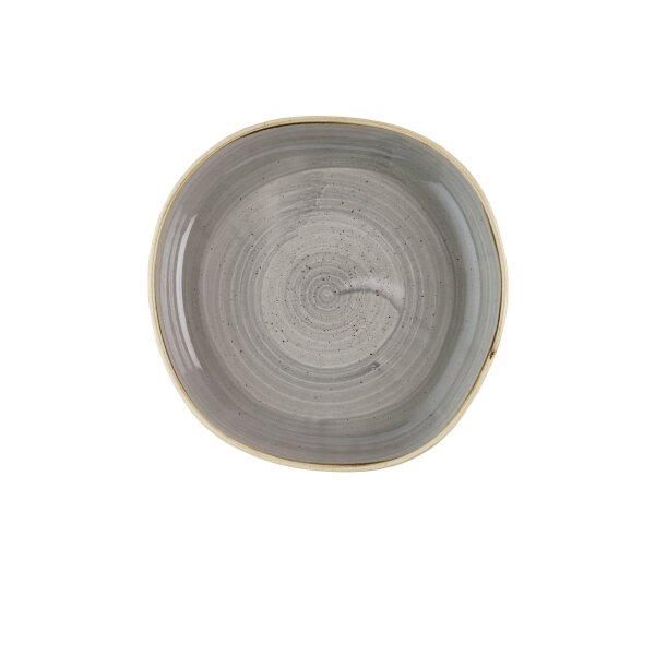 Churchill Stonecast Schale Organic mit erhöhtem Rand 23 cm, Grey