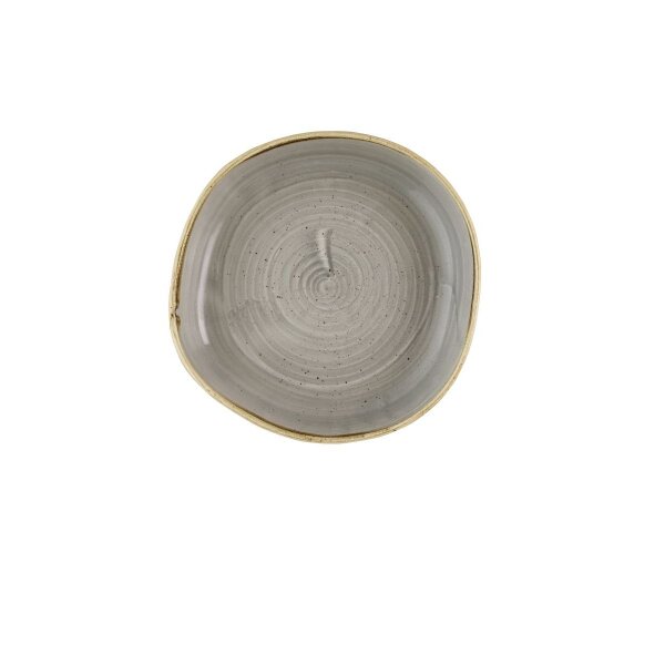 Churchill Stonecast Schale Organic mit erhöhtem Rand 20 cm, Grey