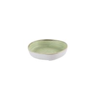 Churchill Stonecast Schale Organic mit erhöhtem Rand 20 cm, Sage Green